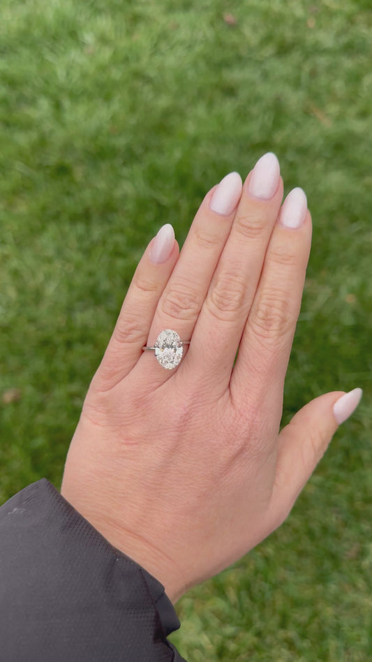 5.03 E VS1 Oval Diamond